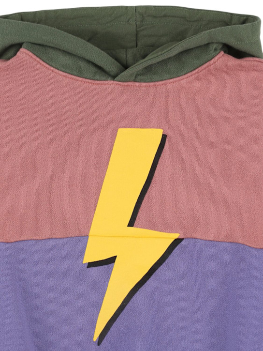 Jellymallow: Felpa in cotone con cappuccio - Multicolore - kids-girls_1 | Luisa Via Roma