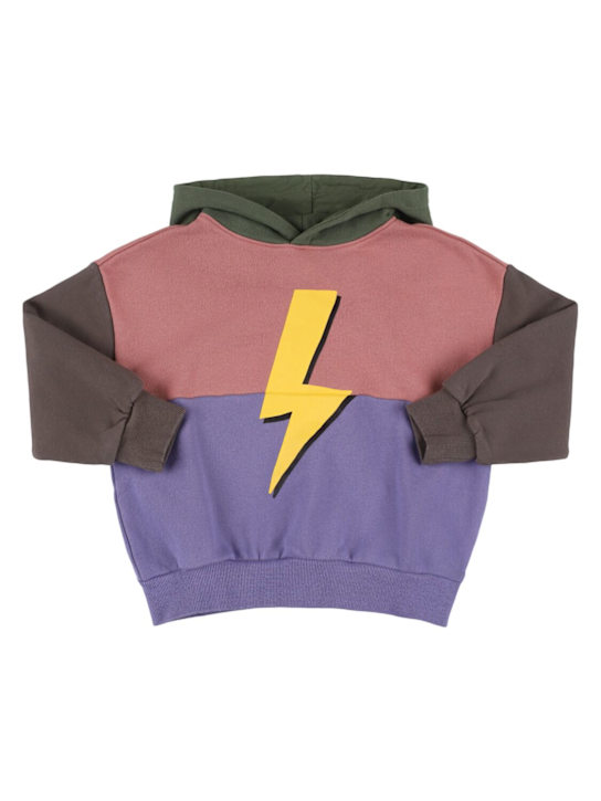 Jellymallow: Felpa in cotone con cappuccio - Multicolore - kids-girls_0 | Luisa Via Roma