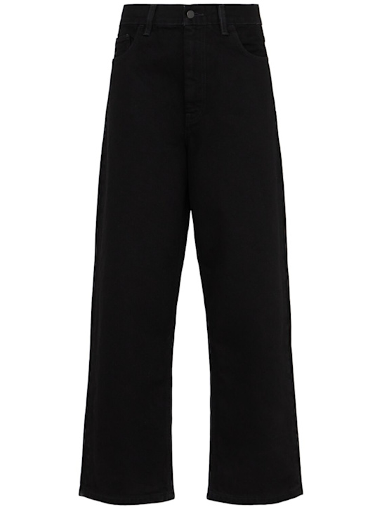 Carhartt WIP: Brandon denim wide leg jeans - ブラック - women_0 | Luisa Via Roma