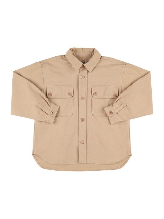 TANGERINE: Oversize shirt - Beige - kids-boys_0 | Luisa Via Roma