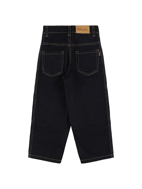 Molo: Denim pants - ブルー - kids-girls_1 | Luisa Via Roma