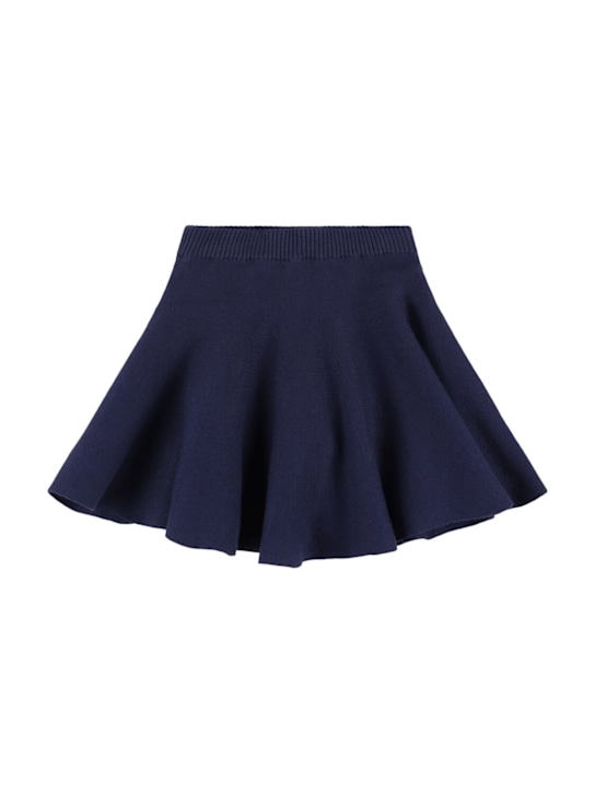 Molo: Gonna in cotone organico - Blu - kids-girls_0 | Luisa Via Roma