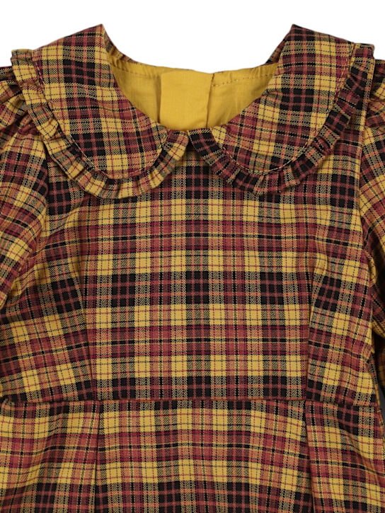 Molo: Check dress - Black/Brown - kids-girls_1 | Luisa Via Roma