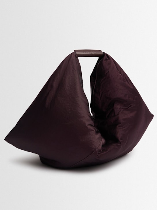 MM6 Maison Margiela: Japanese draped satin bag - women_1 | Luisa Via Roma