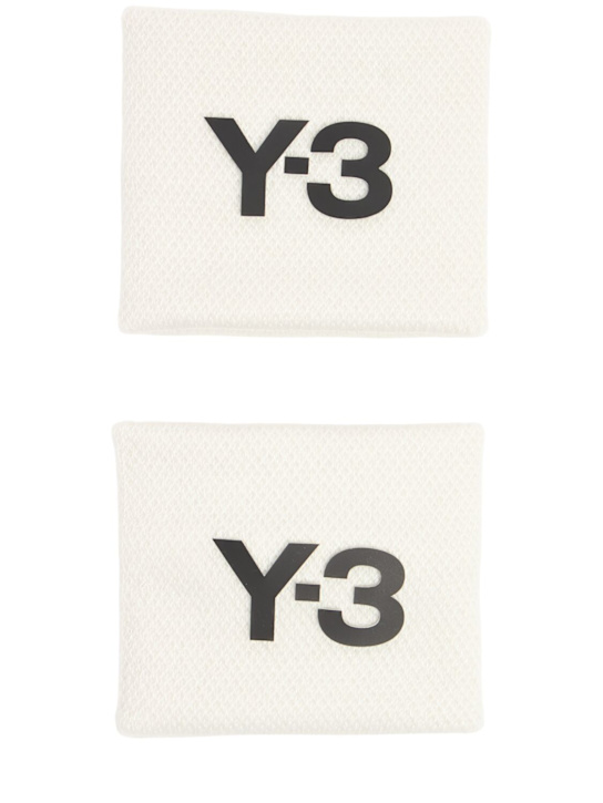 Y-3: Tennis cuffs - Orbgry/Black - women_0 | Luisa Via Roma