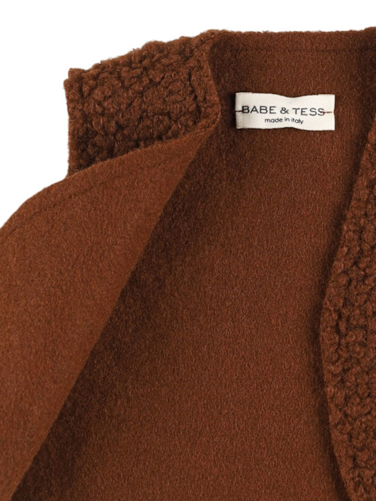 Babe & Tess: Teddy vest - チョコレート - kids-boys_1 | Luisa Via Roma