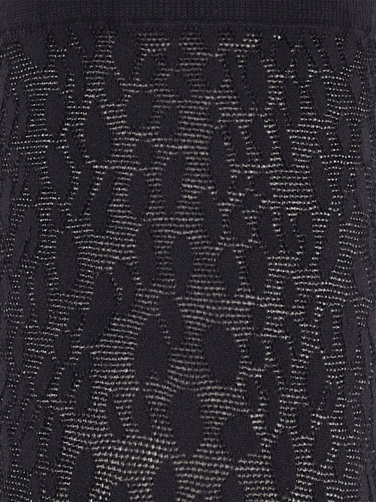 Wolford: Jacquard-Strumpfhose „Pantera“ - Schwarz - women_1 | Luisa Via Roma