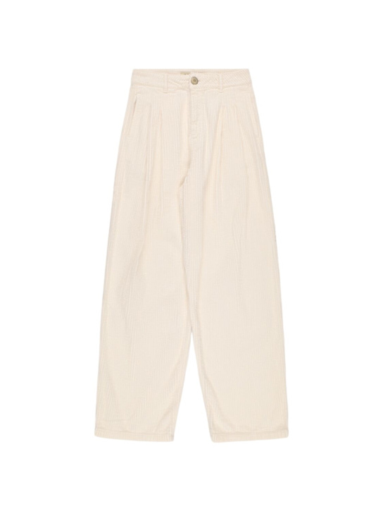 The New Society: Fatigue pants - ホワイト - kids-girls_0 | Luisa Via Roma