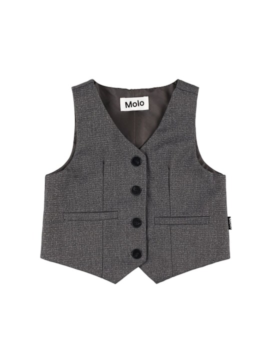 Molo: Stylish vest - グレー - kids-boys_0 | Luisa Via Roma