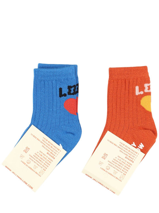 Jellymallow: Pack of 2 socks - Multicolor - kids-boys_1 | Luisa Via Roma