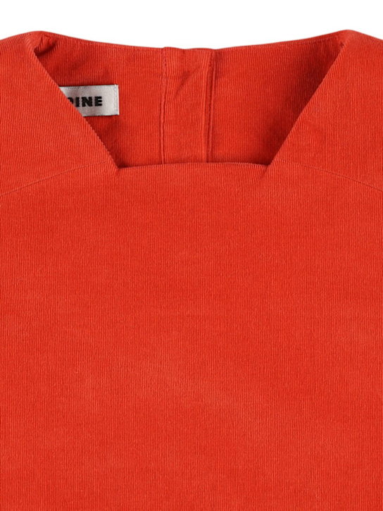 TANGERINE: 混棉衬衫 - 红色 - kids-girls_1 | Luisa Via Roma