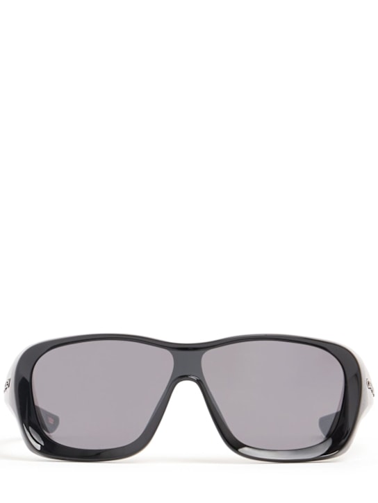 Oakley: Lunettes de soleil De La Salle - Polished Black - men_0 | Luisa Via Roma