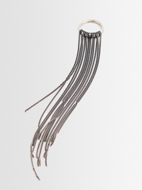 Ann Demeulemeester: Cea long chain ring - men_1 | Luisa Via Roma