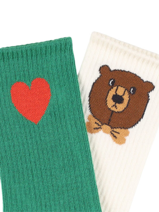 Mini Rodini: Pack of 3 socks - Multicolor - kids-boys_1 | Luisa Via Roma