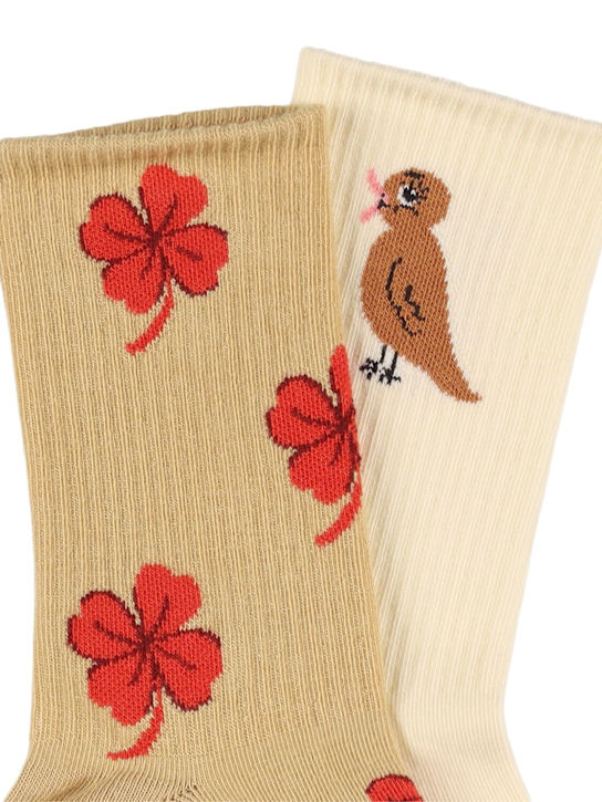 Mini Rodini: Pack of 6 socks - Multicolor - kids-boys_1 | Luisa Via Roma