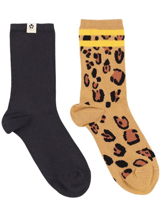 Mini Rodini: Pack of 2 socks - Multicolor - kids-boys_0 | Luisa Via Roma