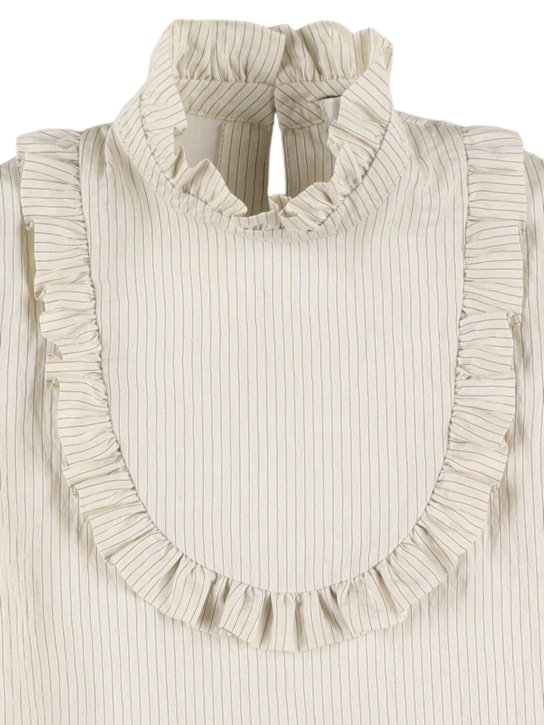 TANGERINE: Camicia in misto modal - Bianco - kids-girls_1 | Luisa Via Roma