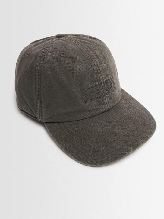 MM6 Maison Margiela: Cotton canvas cap - women_1 | Luisa Via Roma