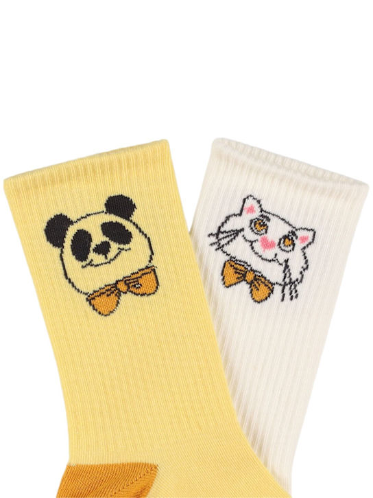 Mini Rodini: Pack of 2 socks - マルチカラー - kids-girls_1 | Luisa Via Roma