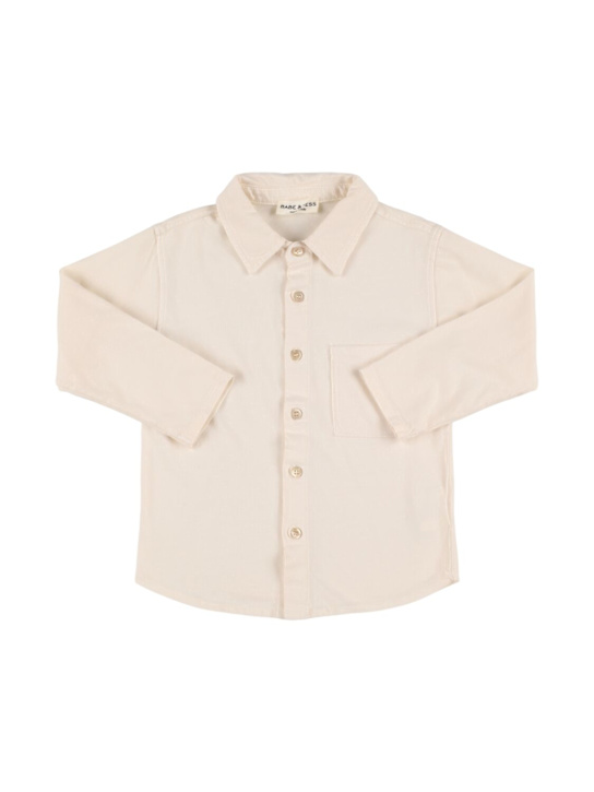 Babe & Tess: 코튼 혼방 셔츠 - Naturale - kids-boys_0 | Luisa Via Roma