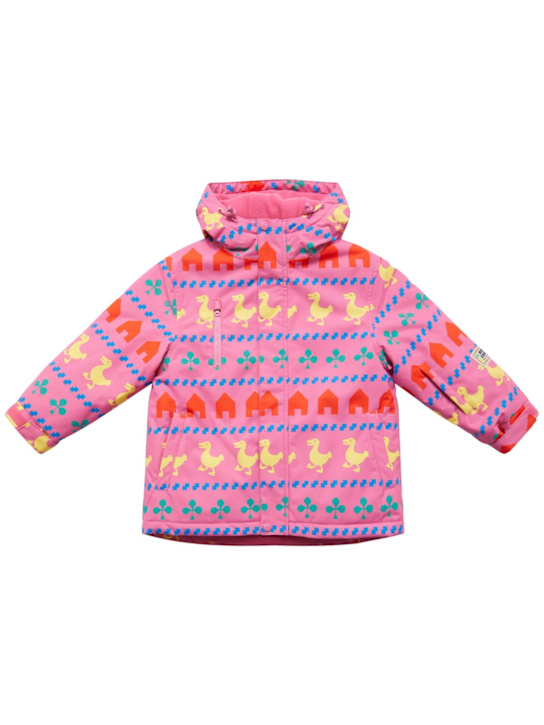 Bobo Choses: Poly ski jacket - ピンク - kids-girls_0 | Luisa Via Roma