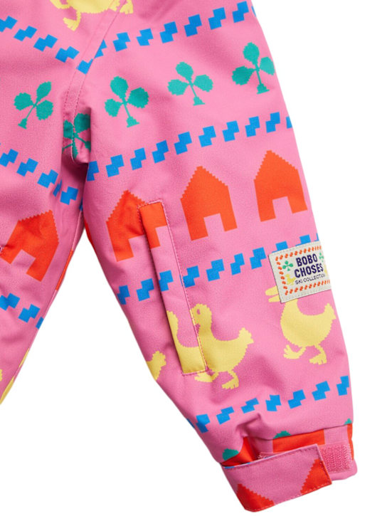 Bobo Choses: Poly ski jacket - ピンク - kids-girls_1 | Luisa Via Roma