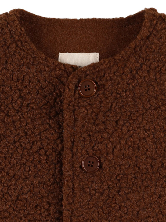 Babe & Tess: Teddy vest - チョコレート - kids-girls_1 | Luisa Via Roma