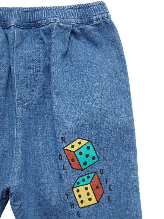 Bobo Choses: Stretch cotton jeans - ブルー - kids-boys_1 | Luisa Via Roma