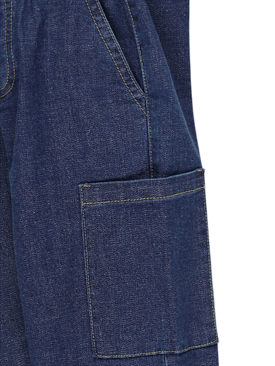 Babe & Tess: Denim cargo jeans - デニム - kids-girls_1 | Luisa Via Roma