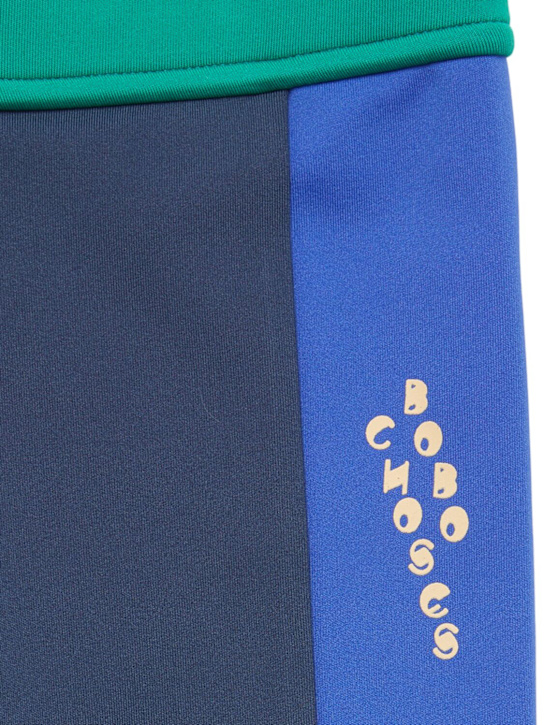Bobo Choses: Color block sporty leggings - Multicolor - kids-girls_1 | Luisa Via Roma