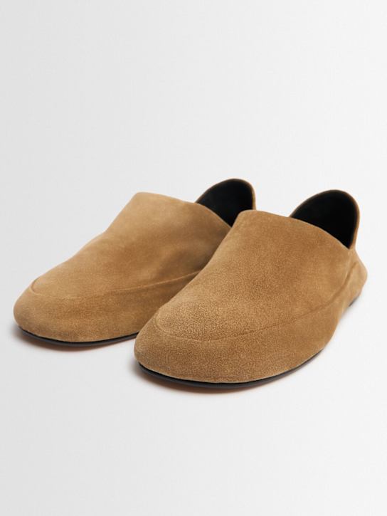 Jude: Floor suede flats - Tan - women_1 | Luisa Via Roma