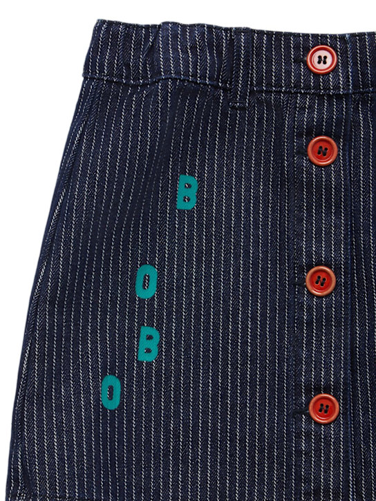 Bobo Choses: Denim skirt - ブルー - kids-girls_1 | Luisa Via Roma