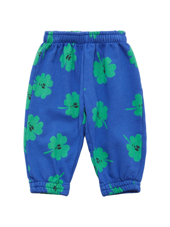 Bobo Choses: Organic cotton blend pants - ブルー - kids-boys_0 | Luisa Via Roma