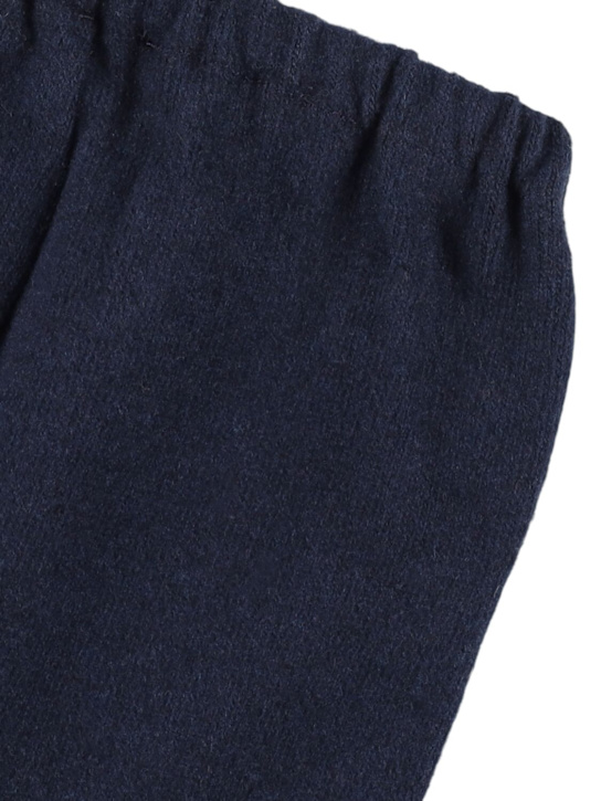 Babe & Tess: Cotton blend leggings - ブルー - kids-girls_1 | Luisa Via Roma