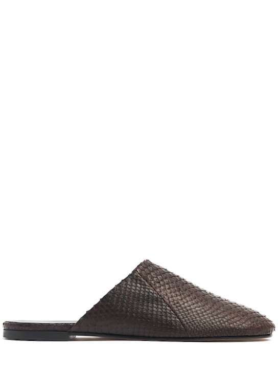 Jude: Floor snake slides - Dark Brown - women_0 | Luisa Via Roma