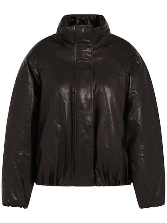 Proenza Schouler: Laney semigloss leather jacket - women_0 | Luisa Via Roma