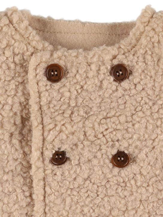 Babe & Tess: Teddy jacket - Miele - kids-boys_1 | Luisa Via Roma