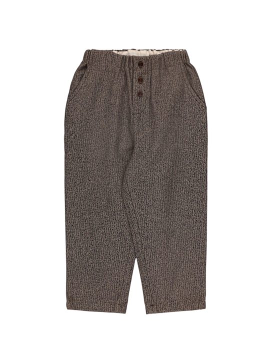 Babe & Tess: Tazio pants - Miele Blue - kids-boys_0 | Luisa Via Roma