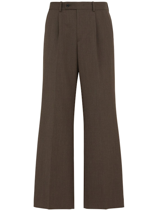 Tonywack: Weite Hose aus Wollmischung - Haselnuss - men_0 | Luisa Via Roma