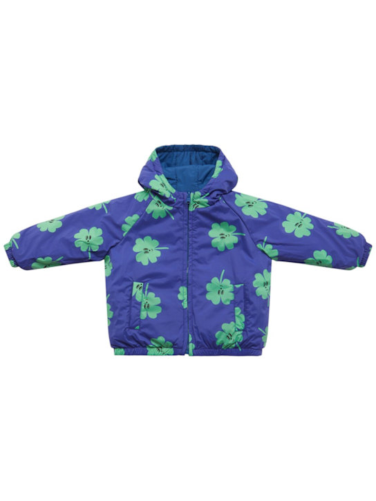 Bobo Choses: Reversible recycled nylon jacket - ブルー - kids-boys_0 | Luisa Via Roma