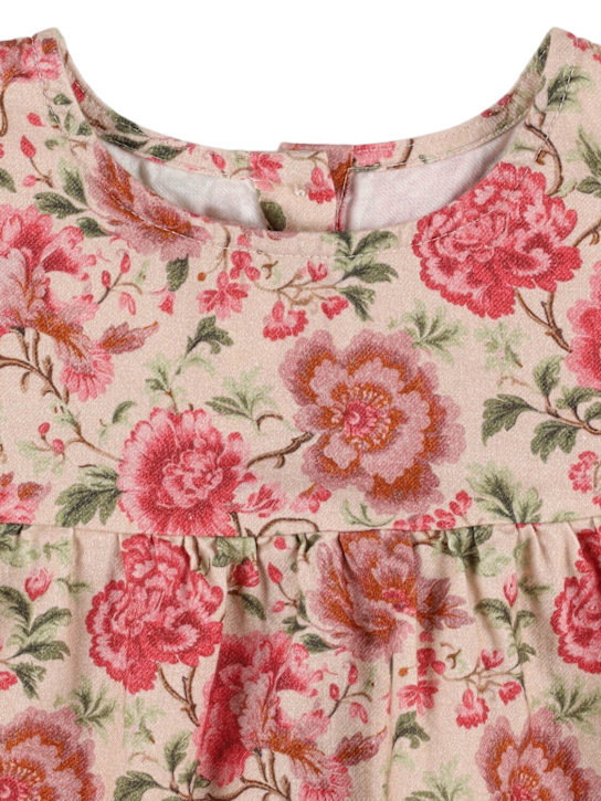 Babe & Tess: Camicia in cotone stampato - Magenta - kids-girls_1 | Luisa Via Roma