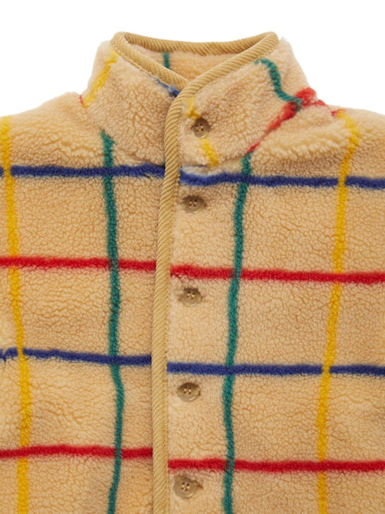 Bobo Choses: Teddy jacket - ベージュ - kids-boys_1 | Luisa Via Roma