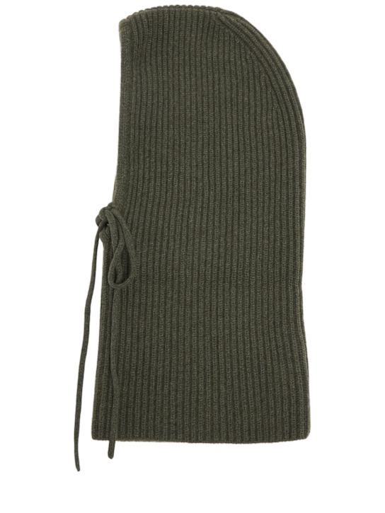 Kujten: Sybel knitted cashmere balaclava - women_0 | Luisa Via Roma