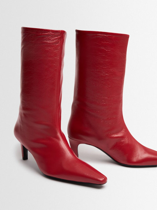 Jude: 65mm Cave leather mid boots - women_1 | Luisa Via Roma