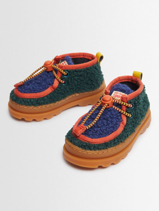 Bobo Choses: Mocasines de piel y sintéticos - Azul - kids-girls_1 | Luisa Via Roma