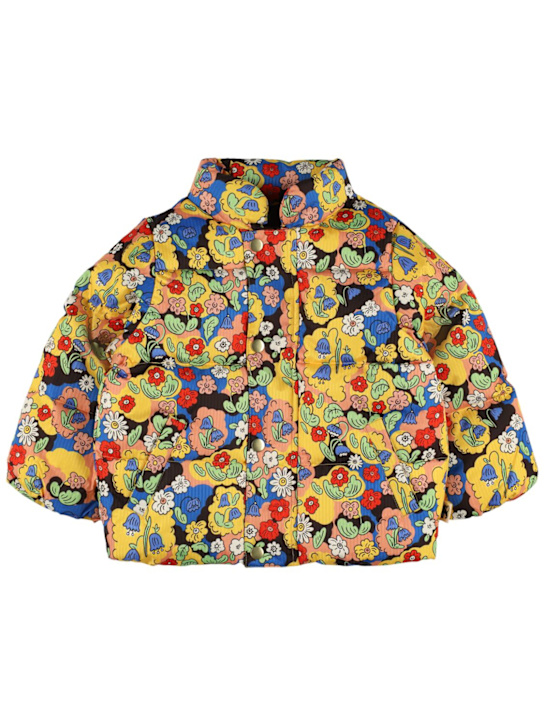 Mini Rodini: Printed poly puffer jacket - マルチカラー - kids-girls_0 | Luisa Via Roma
