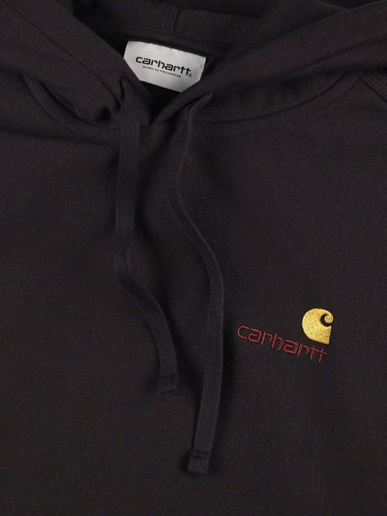 Carhartt WIP: American Script cotton blend sweatshirt - Black - kids-boys_1 | Luisa Via Roma