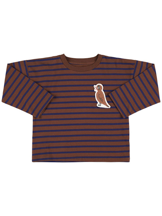 Mini Rodini: Organic cotton blend long-sleeve shirt - kids-boys_0 | Luisa Via Roma