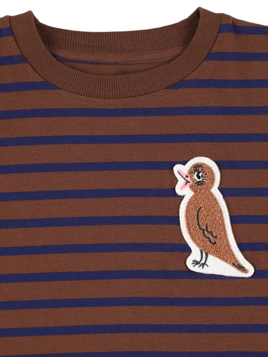 Mini Rodini: Organic cotton blend long-sleeve shirt - kids-boys_1 | Luisa Via Roma