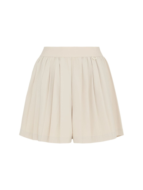 Nike: 24.7 Dri-FIT pleated skort - Lt Orewood Brn/ - women_0 | Luisa Via Roma